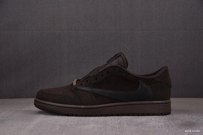 Brown OG Air 1 Velvet Travis Scott x DM7866-202 Jordan Low 0809